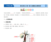 （人教）八年级上册生物期末知识总结（44页考点）学生版+教师版