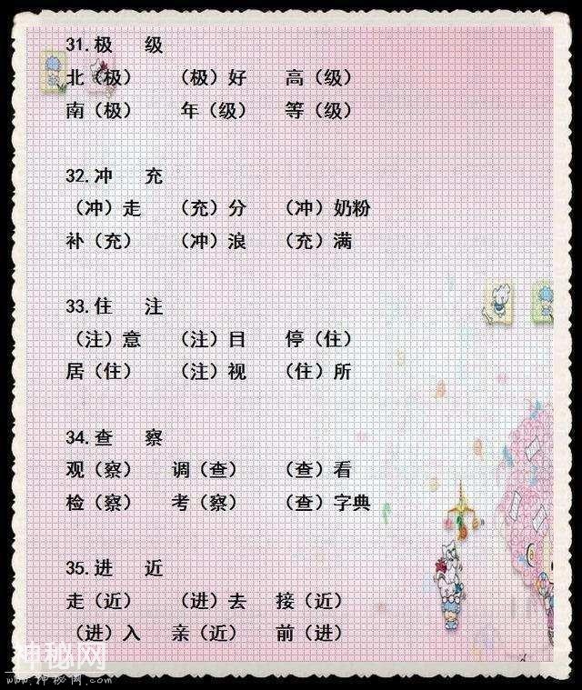 小学班主任直言：全班语文最低分97, 只因6年吃透这9张图，珍藏-8.jpg
