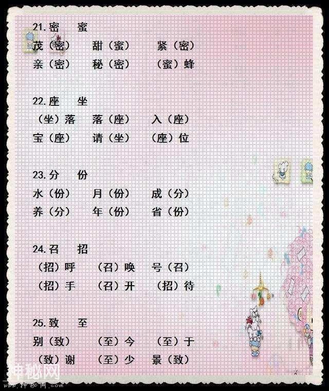小学班主任直言：全班语文最低分97, 只因6年吃透这9张图，珍藏-6.jpg