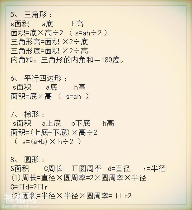 “死磕”这10张公式表，还报什么补习班？保证孩子6年都100分！-7.jpg