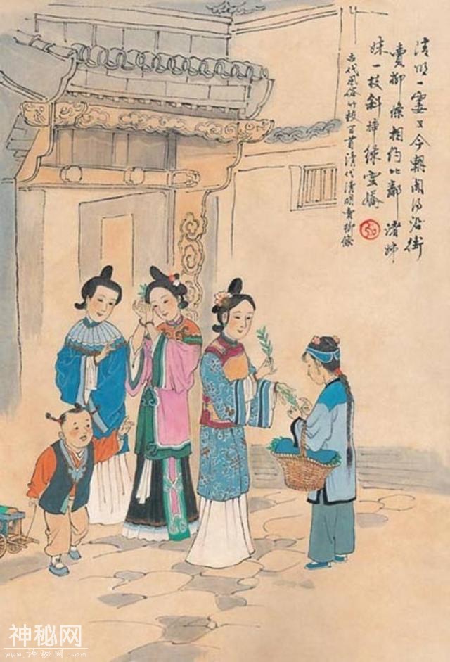 清明节传统的风俗：戴柳、插柳-3.jpg