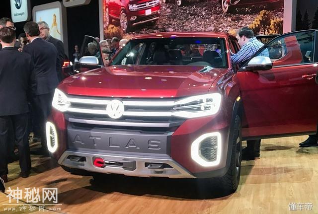 大众科幻皮卡—Atlas Tanoak，纯燃油3.6L V6发动机-1.jpg
