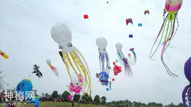 哇咔咔！世界最大的滚地龙风筝在崇州飞升！-1.jpg