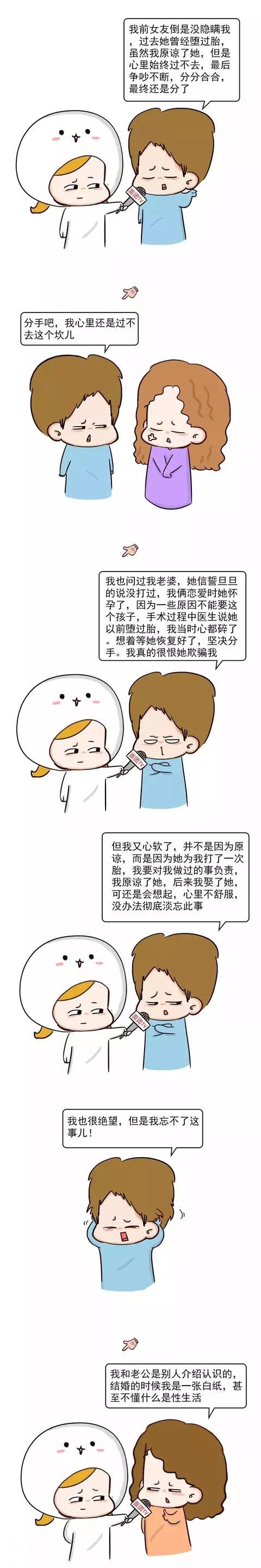 漫画小故事  发现女朋友为别人堕胎过，你是心痛还是嫌弃-2.jpg