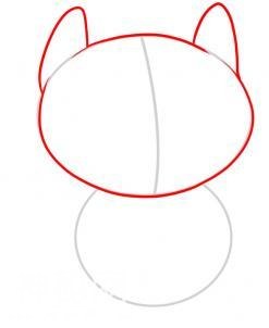 小狗、小猫、毛毛虫等可爱动物简笔画，适合3岁到7岁小朋友画画！-2.jpg