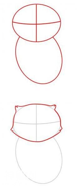 小狗、小猫、毛毛虫等可爱动物简笔画，适合3岁到7岁小朋友画画！-27.jpg