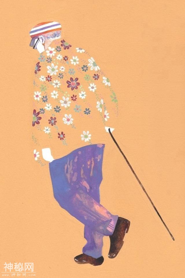 碎花纹理水彩动物插图：日本插画师武多弘树-10.jpg