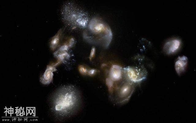 天文学家发现14个星系挤在一起，形成于120亿年前-3.jpg