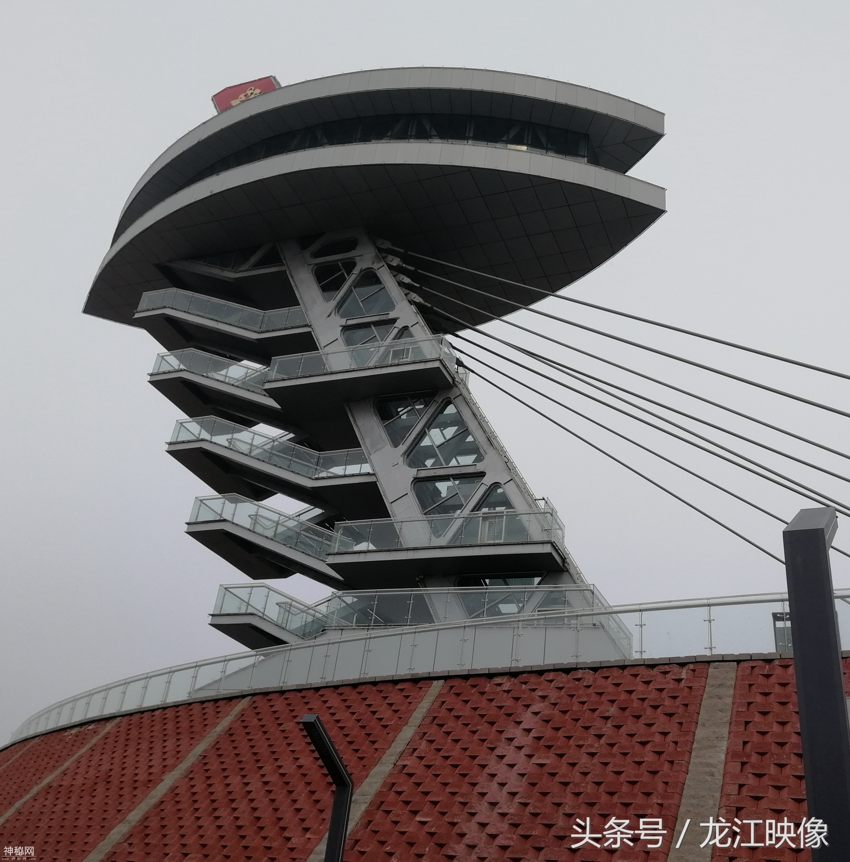 造型科幻的江北湿地观景平台，别成了摆设，市民盼其早日投用-1.jpg