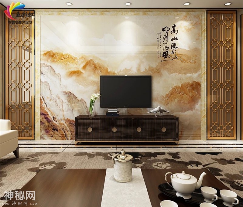 隐藏在现代都市里的东方人文，淡雅静谧的新中式背景墙-2.jpg