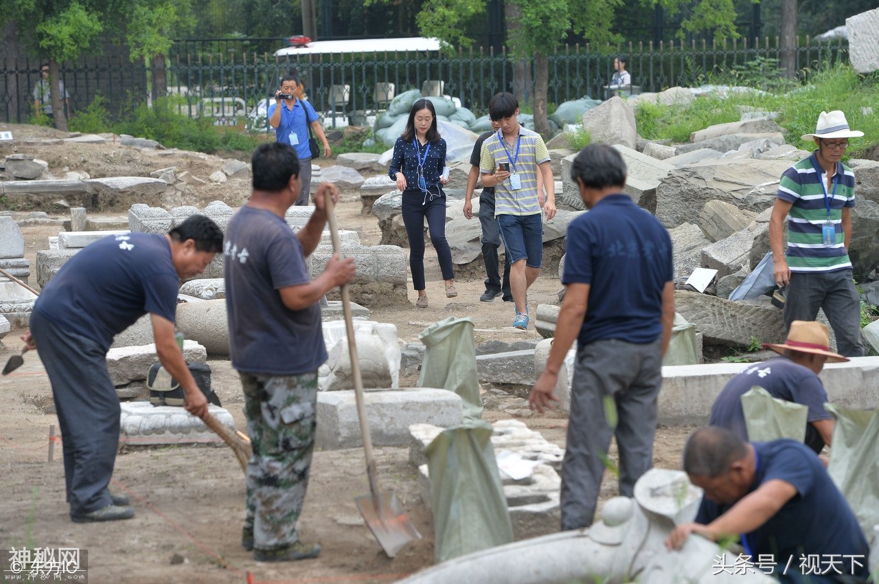 北京圆明园遗址公园考古，推行网络直播，公众看到了重大发现-1.jpg