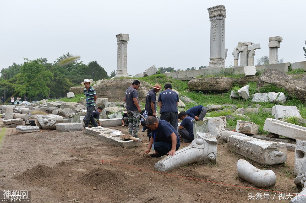 北京圆明园遗址公园考古，推行网络直播，公众看到了重大发现-2.jpg