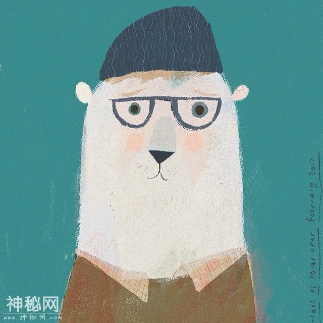 英国插画师的动物绘画作品，不知道大家喜不喜欢！-1.jpg