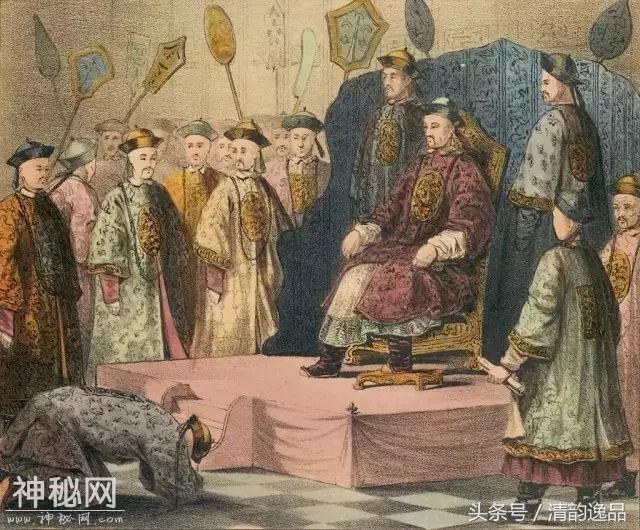 1793年洋画家中国之旅，写《中国衣冠风俗图解》，英使觐见乾隆帝-4.jpg