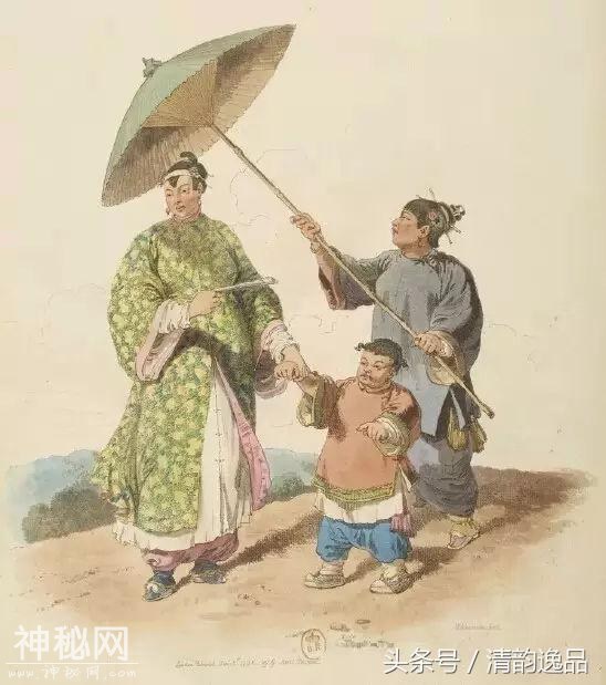1793年洋画家中国之旅，写《中国衣冠风俗图解》，英使觐见乾隆帝-24.jpg