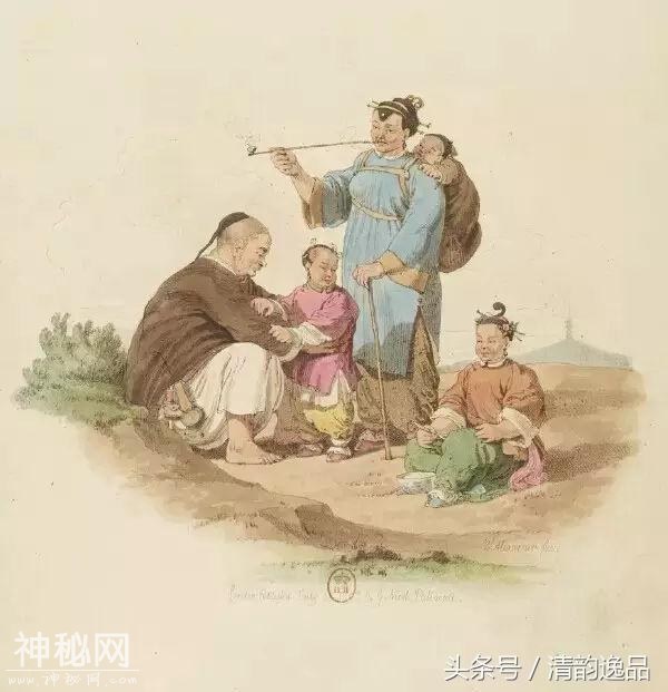 1793年洋画家中国之旅，写《中国衣冠风俗图解》，英使觐见乾隆帝-52.jpg
