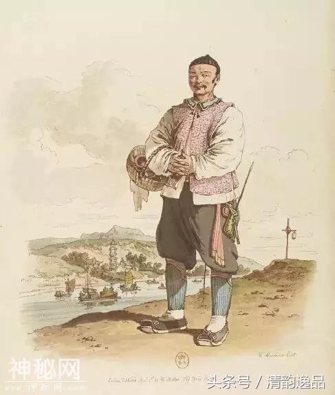 1793年洋画家中国之旅，写《中国衣冠风俗图解》，英使觐见乾隆帝-47.jpg