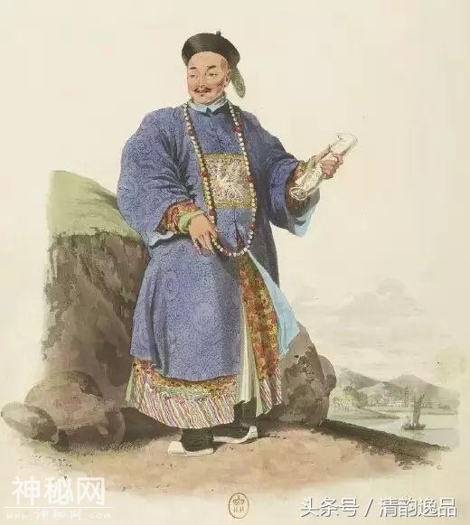 1793年洋画家中国之旅，写《中国衣冠风俗图解》，英使觐见乾隆帝-54.jpg