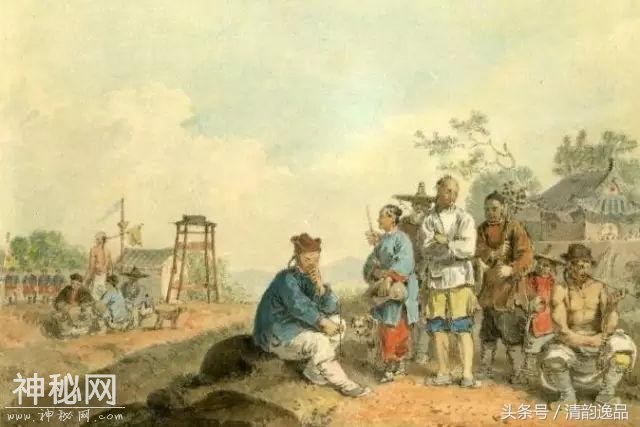 1793年洋画家中国之旅，写《中国衣冠风俗图解》，英使觐见乾隆帝-63.jpg