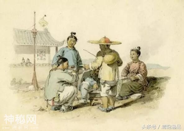 1793年洋画家中国之旅，写《中国衣冠风俗图解》，英使觐见乾隆帝-65.jpg