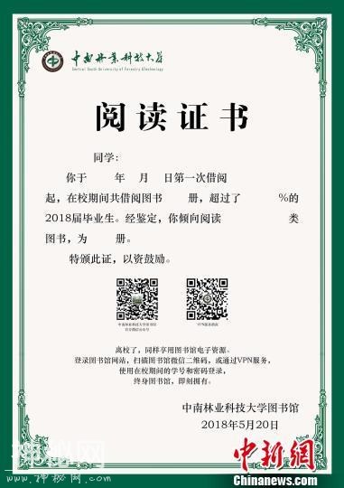 中南林业科技大学向毕业生发放终身图书馆借阅证-1.jpg