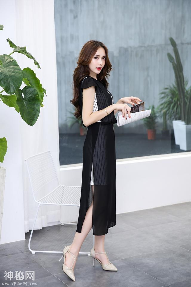 美女赏析黑色长裙美女-3.jpg