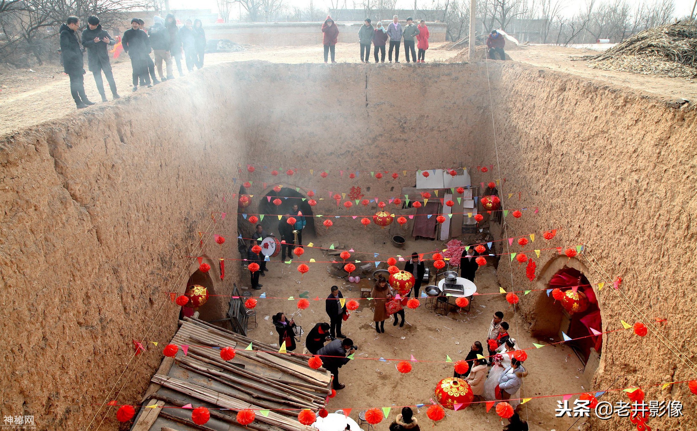 山西农村地坑院里嫁闺女喽，这样的风俗你见过吗-9.jpg