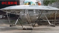 武汉52岁男子造“飞碟”自称外星人，曾造飞行器升空后坠地受伤-5.jpg