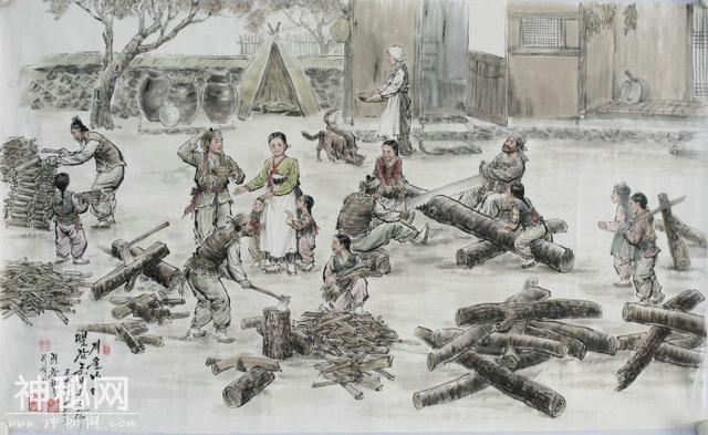 图赏：朝鲜农事民俗图，感受不同的风土人情-6.jpg