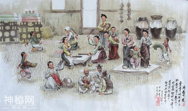 图赏：朝鲜农事民俗图，感受不同的风土人情-21.jpg