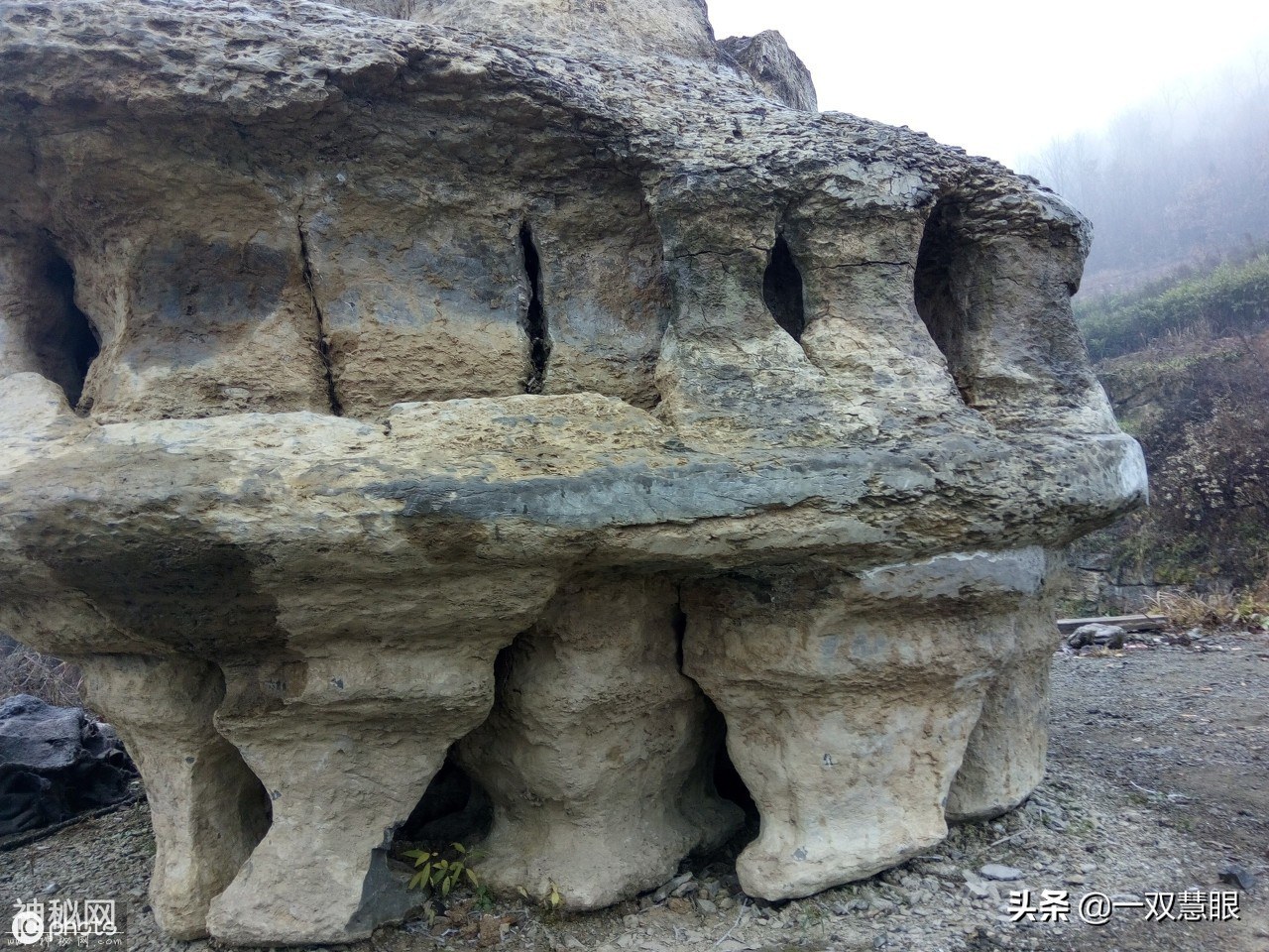 农民挖出酷似“外星飞碟”的奇石，共三层重6吨，出价10万不卖-3.jpg