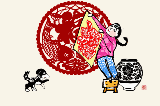 小年降到 为爱开启｜天正·和平里绢花民俗剪纸DIY即将开启-3.jpg