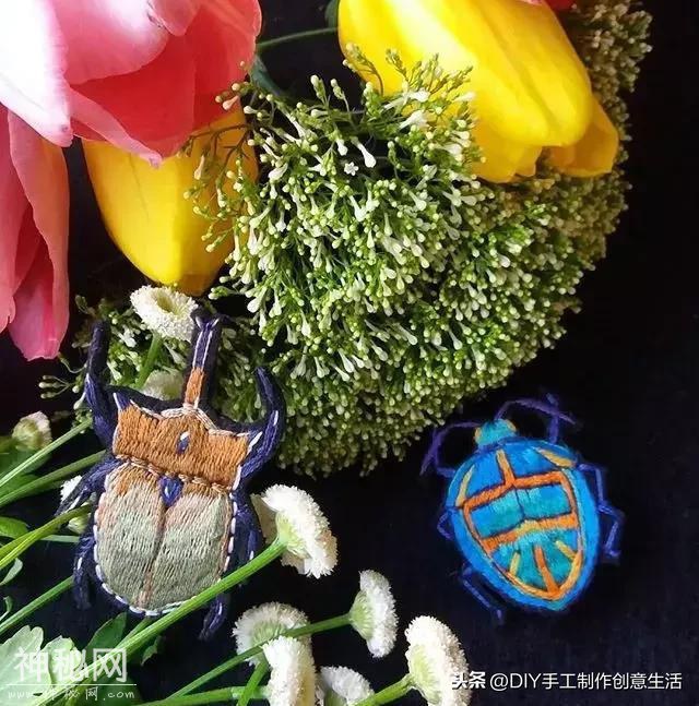 用很少的线材就能绣出时尚小胸针，动物篇，一个比一个精致都想要-21.jpg