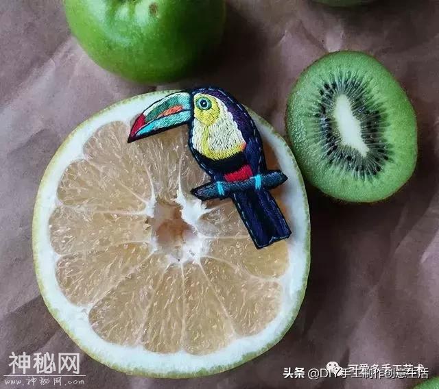 用很少的线材就能绣出时尚小胸针，动物篇，一个比一个精致都想要-23.jpg
