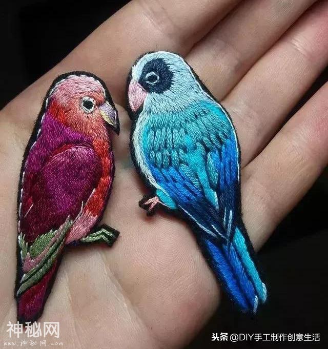 用很少的线材就能绣出时尚小胸针，动物篇，一个比一个精致都想要-19.jpg