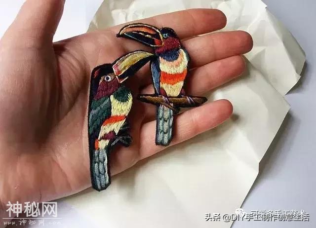 用很少的线材就能绣出时尚小胸针，动物篇，一个比一个精致都想要-40.jpg