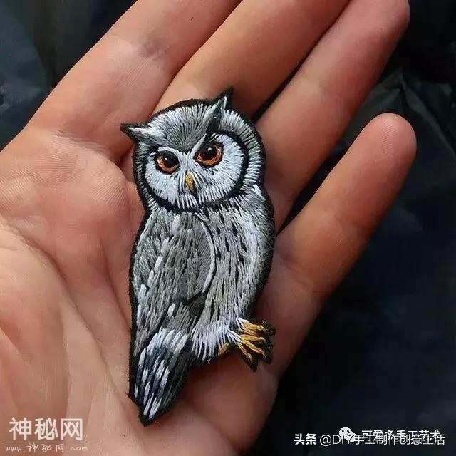 用很少的线材就能绣出时尚小胸针，动物篇，一个比一个精致都想要-57.jpg