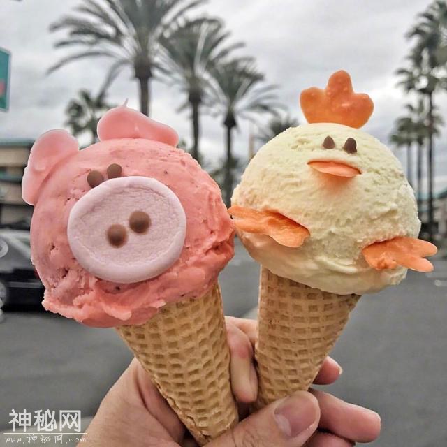 「可爱动物冰淇淋背景图」一天吃一个 吃一整个夏天吧-6.jpg