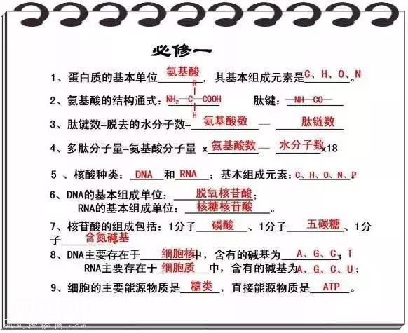 高中生物知识点大总结！25张图，三年重点知识全搞定-1.jpg