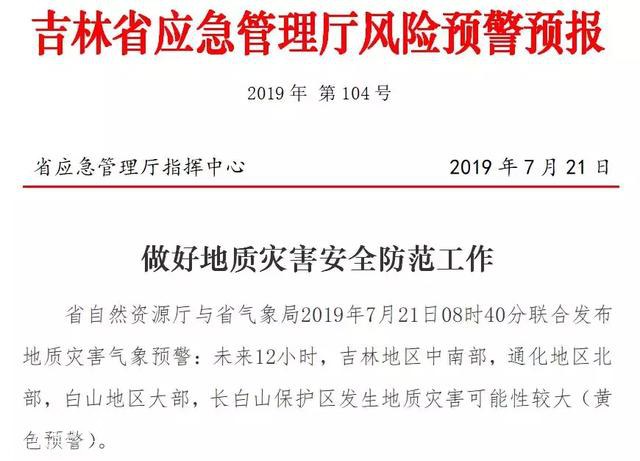地质灾害气象黄色预警！吉林省最新降雨量前十地点公布，这几地小心“丹娜丝”-6.jpg