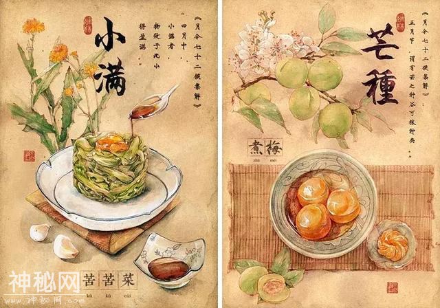 二十四节气与美食相遇！背后的插画师又仙又美，用笔守护中国民俗-9.jpg