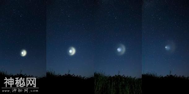 UFO? 韩国上空出现不明发光体-2.jpg