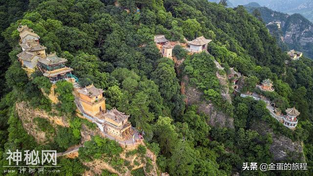 中华道教第一山崆峒山，道家和佛家各占一半山头，道观犹如堡垒群-22.jpg