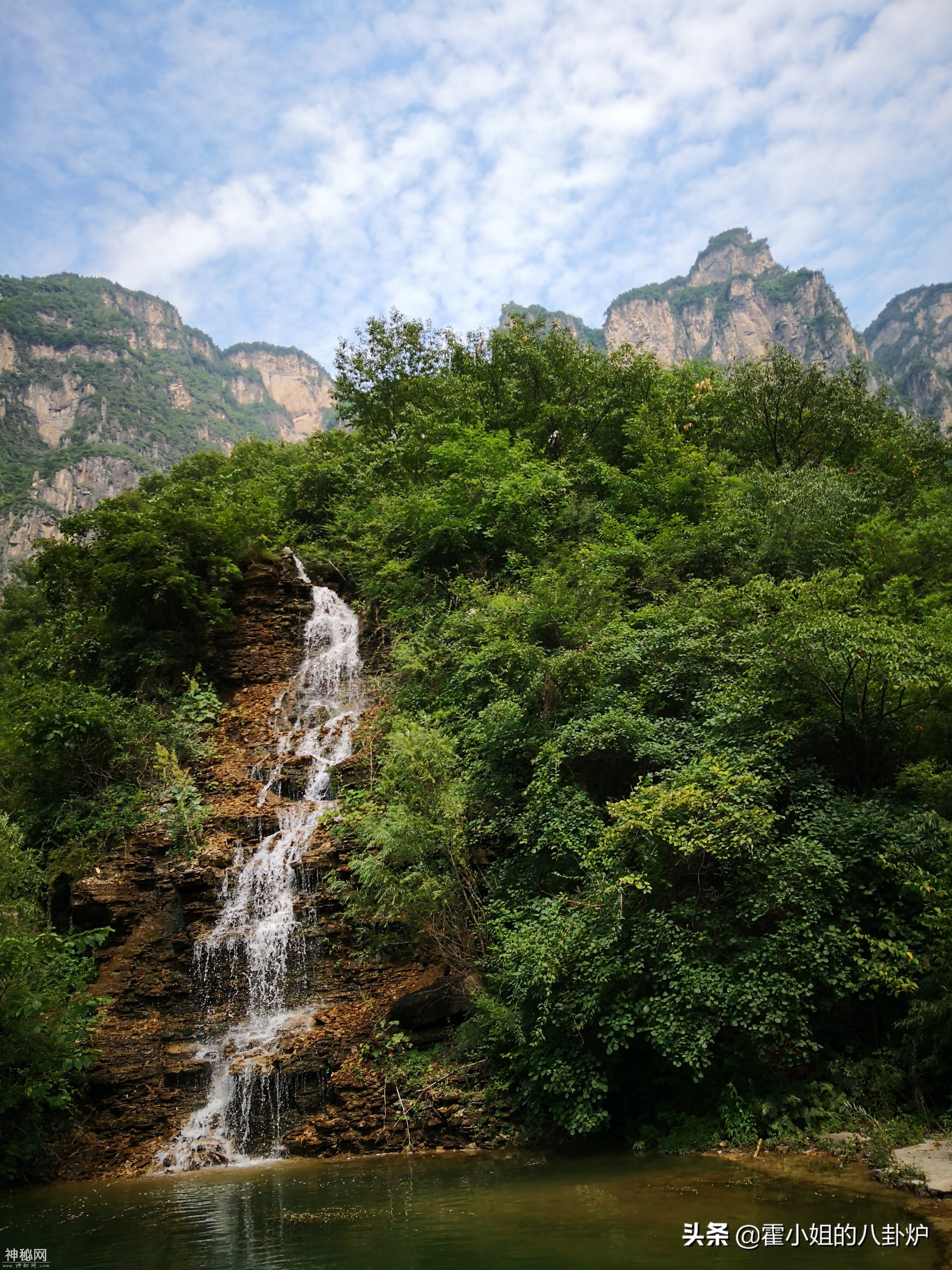 人间仙境地质奇观云台山，红石峡刀切斧剁，茱萸峰一柱擎天-15.jpg