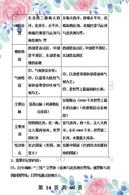 初中地理知识点归纳，重点突出，一目了然，孩子掌握了，98随便考-14.jpg