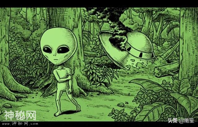 放映机漫画：落难的外星人被野人绑在了烧烤架子上-2.jpg
