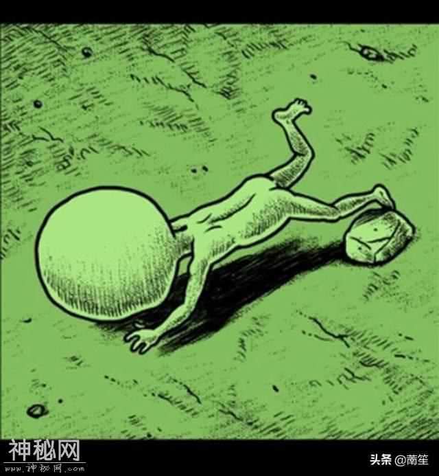 放映机漫画：落难的外星人被野人绑在了烧烤架子上-7.jpg