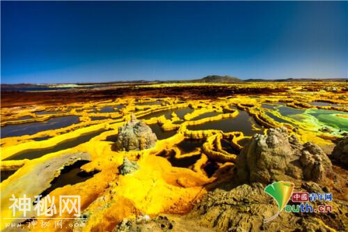 埃塞俄比亚达罗尔火山地质奇特 色彩斑斓宛如外星球-3.jpg