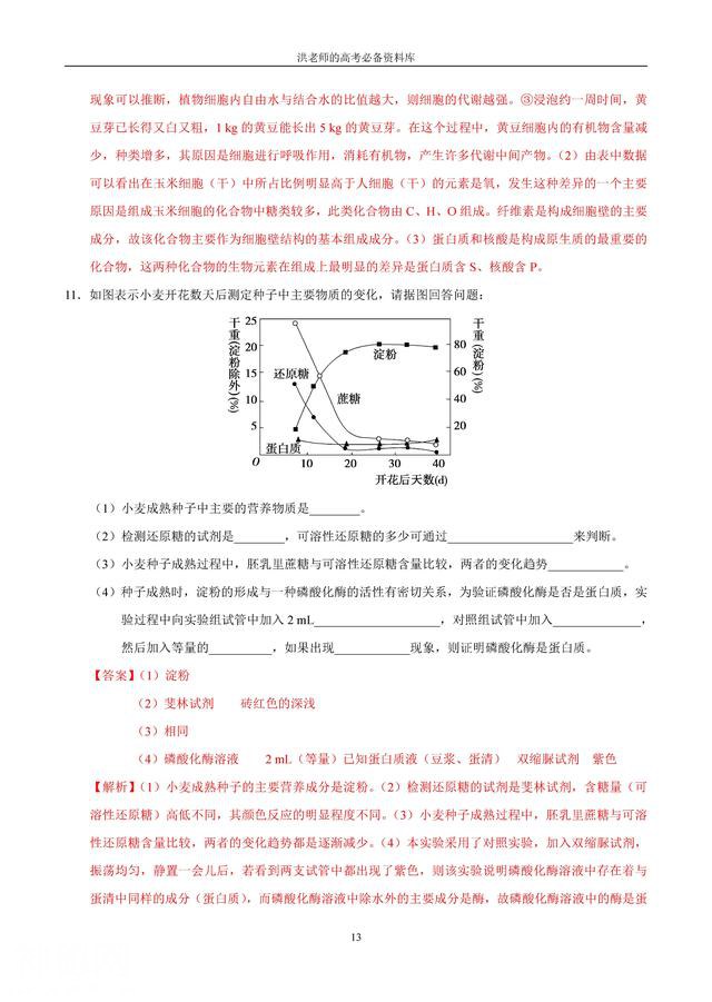 生物老师精选24个生物最常见高频基础知识点典例精讲精析突破汇总-14.jpg