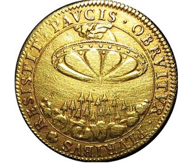 法国硬币上发现“以西结之轮”，研究者为何说，这有可能是古飞碟-3.jpg